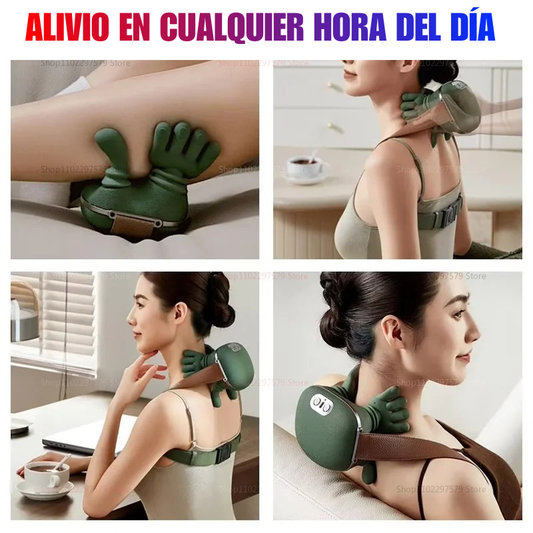 Masajeador Relajante Spa, Masaje Caliente. ¡Tu masajeador 24/7!