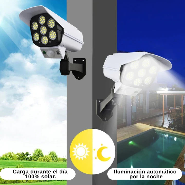 Foco Led Solar- Tipo Cámara