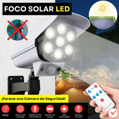 Foco Led Solar- Tipo Cámara