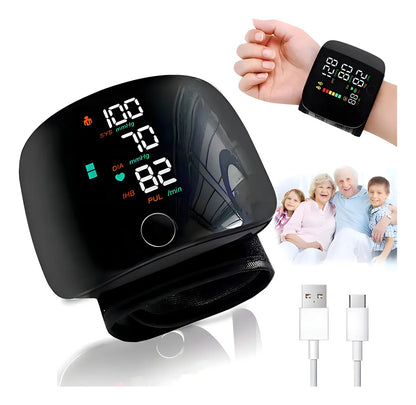 Tensiómetro de muñeca presión digital con voz (inglés)