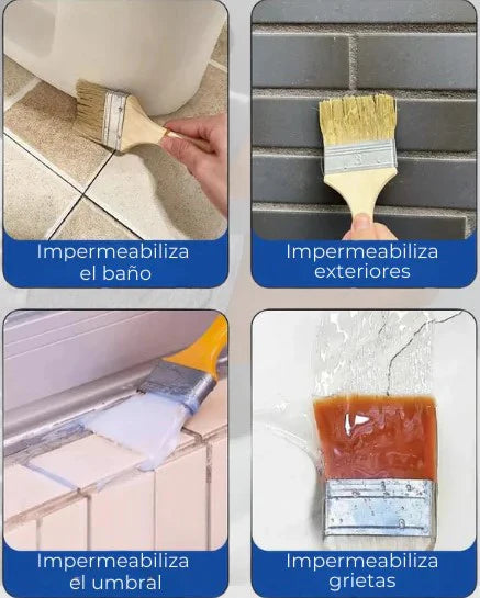 Sellador Adhesivo Transparente 1 Kg. ¡Dile adios a las goteras!