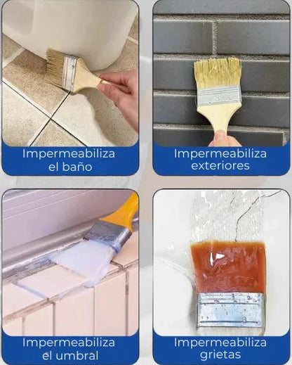 Sellador Adhesivo Transparente 1 Kg. ¡Dile adios a las goteras!