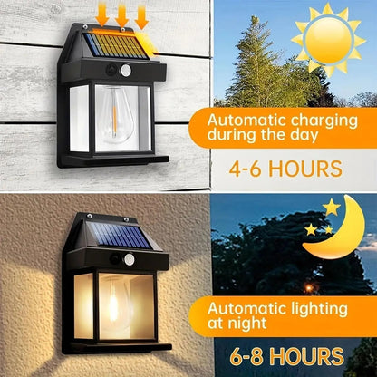 ¡Oferta 4x1! VintageGlow Solar – Estilo y Luz (cálida) sin Cables