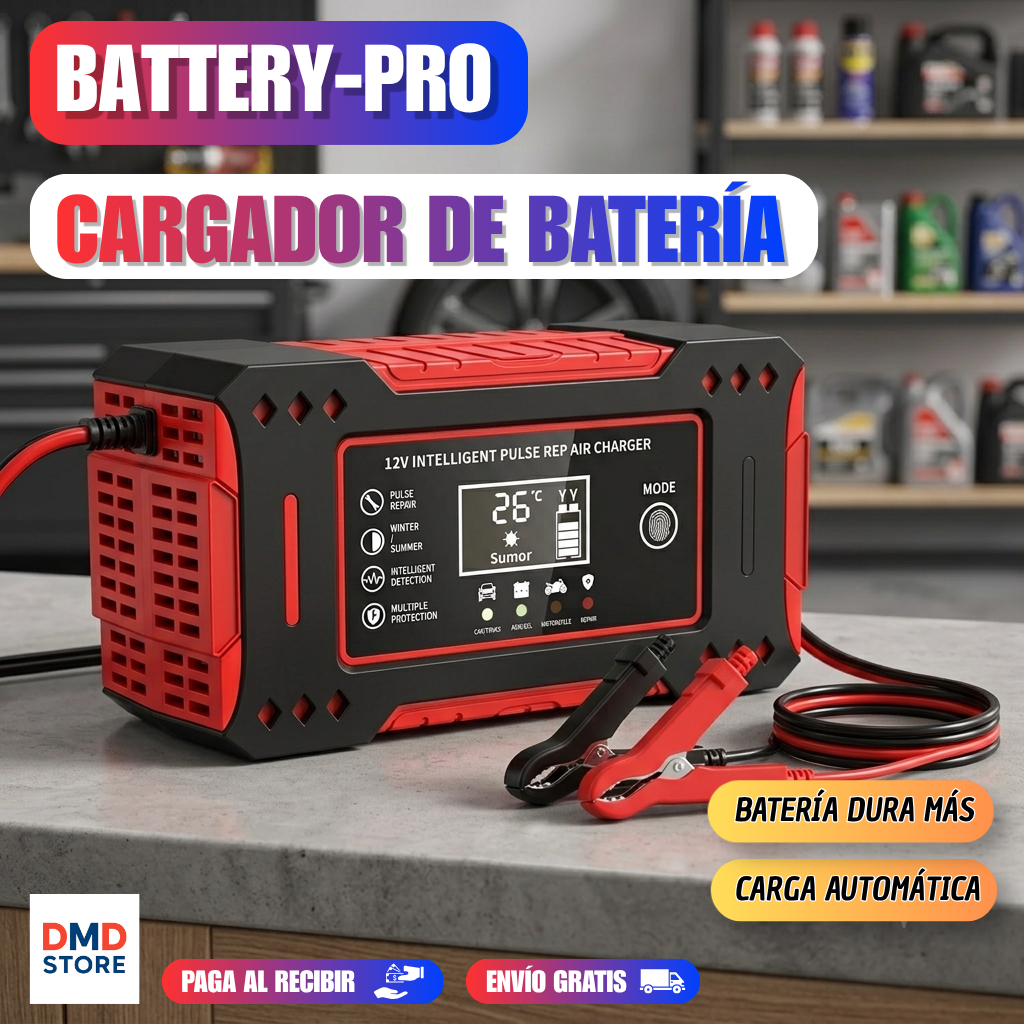 BatteryPro - Carga inteligente que protege tu auto