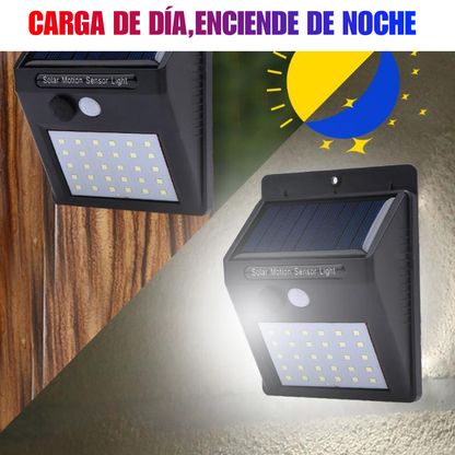 Pack de 4 luces LED solares