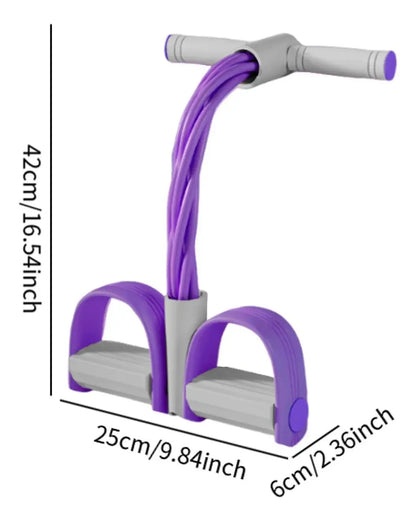 FlexBand Pro – Banda Elástica con Pedales – Tonifica tu cuerpo desde casa