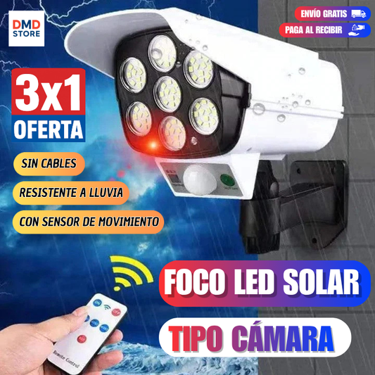 Foco Led Solar- Tipo Camara