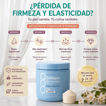 Colágeno BioPéptidos Proteina Grass Fed Polvo 567 gr NeoCell - ¡Bienestar que se siente!