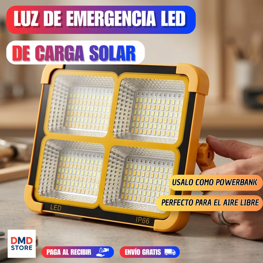 Luz de emergencia LED de carga solar