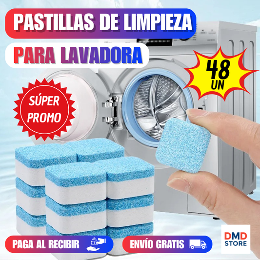 Pastillas de limpieza para lavadora 48 UNIDADES