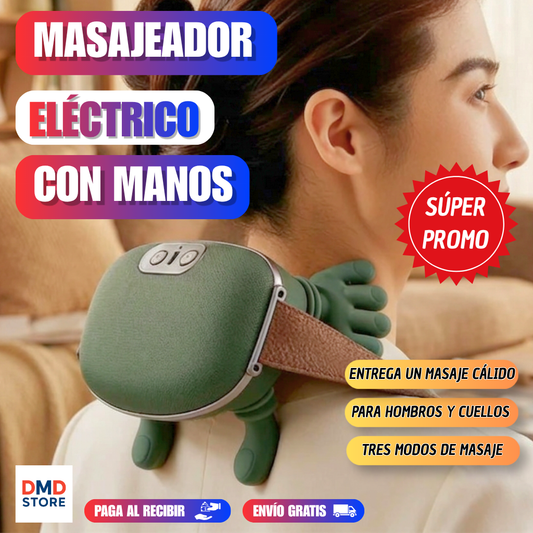Masajeador Relajante Spa, Masaje Caliente. ¡Tu masajeador 24/7!