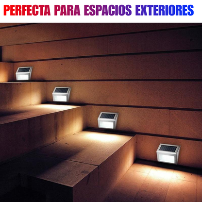 Pack de 4 luces LED solares