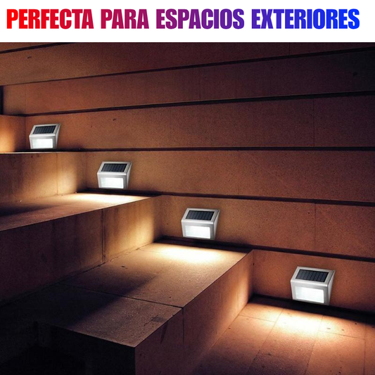 Pack de 4 luces LED solares