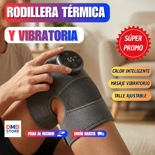 Rodillera Térmica Masaje Vibración Calor