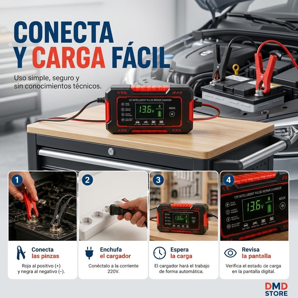 BatteryPro - Carga inteligente que protege tu auto