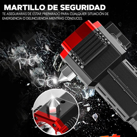 Pack 2x1 Linterna Multifuncional 4 En 1. ¡Luz y seguridad donde vayas!