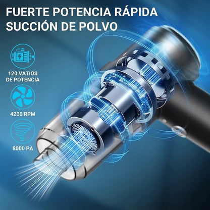 DustMini™ – Mini Aspiradora Portátil Recargable Auto - Potencia portátil para tu auto
